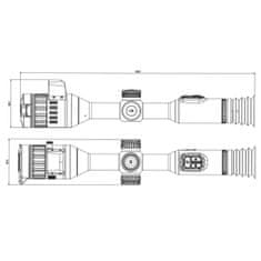 Hikmicro puškohled noční vidění ALPEX 4K LRF - A50EL