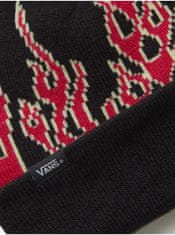 Vans Černá klučičí čepice VANS UP IN FLAMES BEANIE UNI