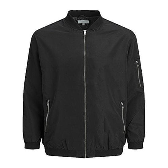 Jack&Jones Plus Pánská bunda JJERUSH 12173990 Black