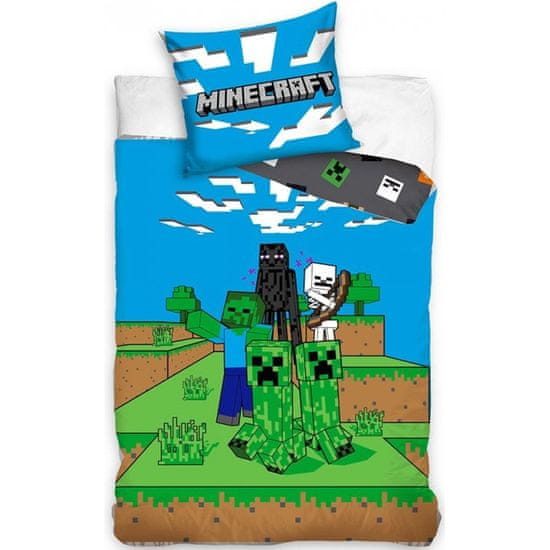 Carbotex Bavlněné ložní povlečení Minecraft - Monsters