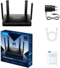 Cudy WR3000 - AX3000, 4x 100/1000, Wi-Fi 6, Dual-Band