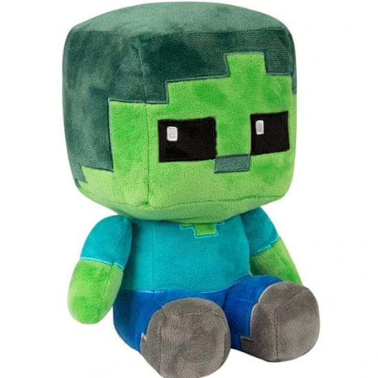 bHome Plyšová hračka Minecraft Baby zombie Steve 18cm