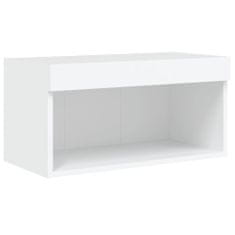 Vidaxl TV skříňka s LED osvětlením bílá 60 x 30 x 30 cm