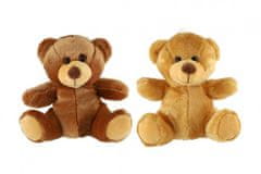 Teddies Medvěd sedící plyš 20cm 2 barvy 0m+