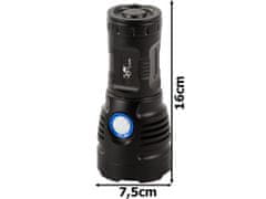 Bailong 08326 Svítilna LED CREE XHP90, COB, IPX-5, 5000lm, 2000 m