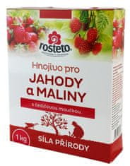 Rosteto Hnojivo Rosteto s čedičovou moučkou - jahody a maliny 1 kg