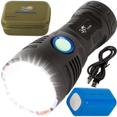 Bailong 08326 Svítilna LED CREE XHP90, COB, IPX-5, 5000lm, 2000 m