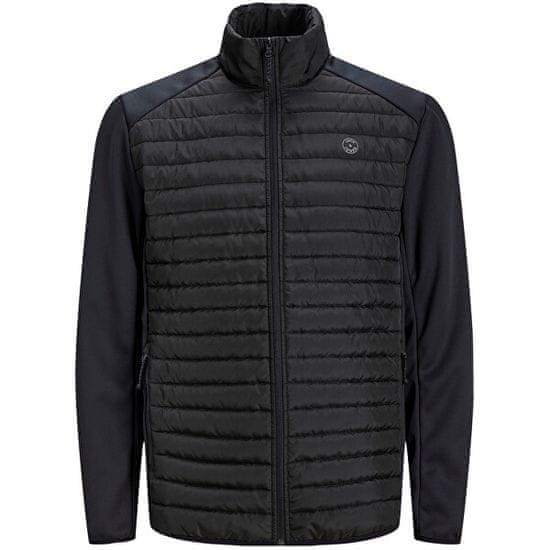 Jack&Jones Plus Pánská bunda JJEMULTI 12253852 Black