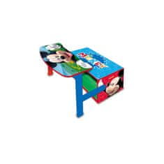 Arditex Dětský dřevěný nábytek 3v1 MICKEY MOUSE (Lavička, Box na hračky, Stolek), WD14006