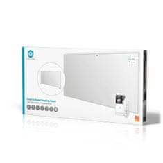 Nedis SmartLife chytrý WiFi infračervený topný panel, 700 W, dálkové ovládání, IP44, bílá (HTIP700WTW)