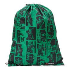 LEGO Bags Ninjago Green - pytlík na přezůvky