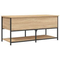 Greatstore Úložná lavice dub sonoma 100 x 42,5 x 47 cm kompozitní dřevo