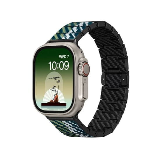 Pitaka Poetry of Things Chromacarbon Band - Řemínek pro Apple Watch, Wind