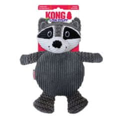 KONG Hračka pro psy KONG Low Stuff Crackle Tummiez Raccoon L