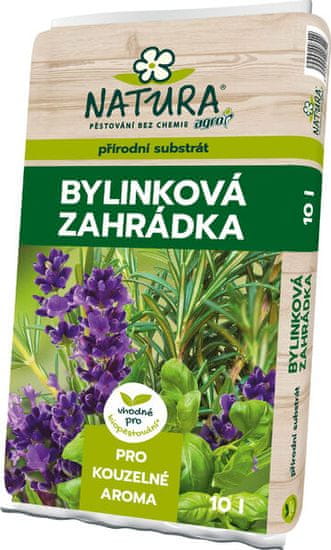 AGRO CS NATURA Substrát bylinková zahrádka a výsev 10 l