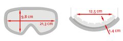 Arctica Fotochromatické a polarizační lyžařské brýle G-105FP s magnetickým výměnným zorníkem