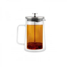 Vialli Design Konvice na čaj, kávu French Press dvoustěnná 1000ml, DIVA 9279