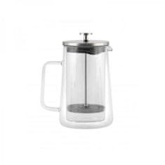 Vialli Design Konvice na čaj, kávu French Press dvoustěnná 1000ml, DIVA 9279