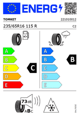 TOMKET SNOWROAD VAN 3 8PR 235/65 R16 R115