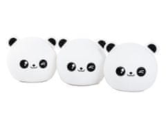 Verk 24079 Noční RGB lampička dotyková panda USB 1200mAh s dálkovým ovládáním