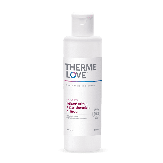 THERMELOVE Thermelove Tělové mléko s panthenolem a sírou 200 ml