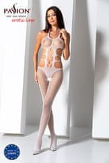 Passion Passion Bodystocking (BS084), bílý obleček síťovaný