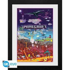 GB eye Minecraft Zarámovaný plakát - World Beyond