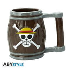 AbyStyle ONE PIECE 3D keramický hrnek - Barrel 350 ml