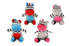 Teddies Zebra chrastítko plyš 24cm