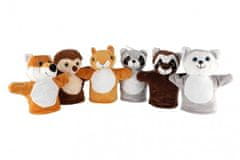 Teddies Maňásek zvířátko lesní plyš 24cm mix druhů 0+