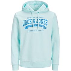 Jack&Jones Pánská mikina JJELOGO Standard Fit 12233597 Soothing Sea (Velikost L)