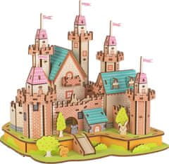 Woodcraft Dřevěné 3D puzzle Hrad v ráji