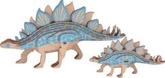 Woodcraft Dřevěné 3D puzzle Stegosarus 2v1