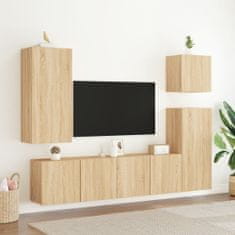 Vidaxl Nástěnná TV skříňka dub sonoma 40,5x30x90 cm kompozitní dřevo