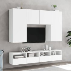 Vidaxl Nástěnná TV skříňka bílá 100 x 30 x 30 cm kompozitní dřevo