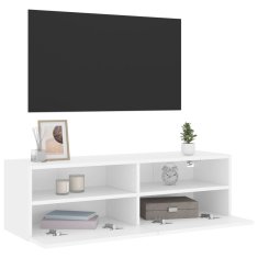 Vidaxl Nástěnná TV skříňka bílá 100 x 30 x 30 cm kompozitní dřevo