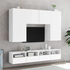 Vidaxl Nástěnná TV skříňka bílá 80 x 30 x 30 cm kompozitní dřevo