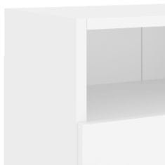 Vidaxl Nástěnné TV skříňky 2 ks bílé 80 x 30 x 30 cm kompozitní dřevo