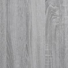Vidaxl Botník šedý sonoma 80 x 34 x 96,5 cm kompozitní dřevo