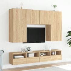 Vidaxl Nástěnná TV skříňka dub sonoma 100x30x30 cm kompozitní dřevo