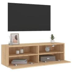 Vidaxl Nástěnná TV skříňka dub sonoma 100x30x30 cm kompozitní dřevo