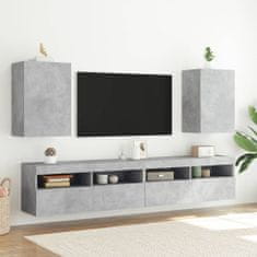 Vidaxl Nástěnná TV skříňka betonově šedá 40,5 x 30 x 60 cm kompozit