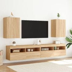 Vidaxl Nástěnná TV skříňka dub sonoma 40,5x30x60 cm kompozitní dřevo