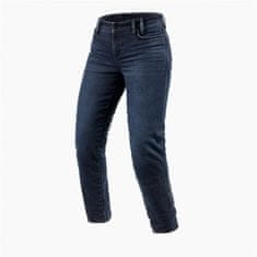 REV´IT! kalhoty jeans VIOLET BF dámské dark used černo-modré 27