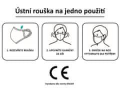 iprotect Rouška FFP1 z netkané textilie, 10 ks