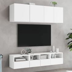 Vidaxl Nástěnná TV skříňka bílá 40 x 30 x 30 cm kompozitní dřevo