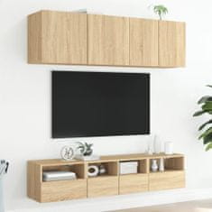 Vidaxl Nástěnné TV skříňky 2 ks dub sonoma 40 x 30 x 30 cm kompozit