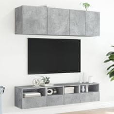 Vidaxl Nástěnná TV skříňka betonově šedá 40x30x30 cm kompozitní dřevo