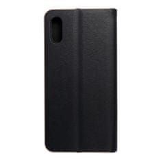 FORCELL Pouzdro Knížkové s hliníkovým rámem LUNA Book Xiaomi Redmi 9AT / Redmi 9A , černé 5903396106163