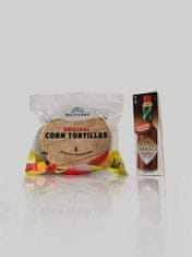 LaProve Tortilla Pravé mexické tortilly s Nixtamalem, veganské, non-GMO 500G & TABASCO Chipotle 60 ml